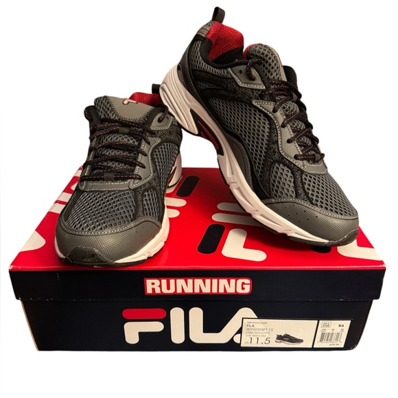 Fila Men’s Windshift 15 Running Shoe Size 11.5 - Picture 2 of 9